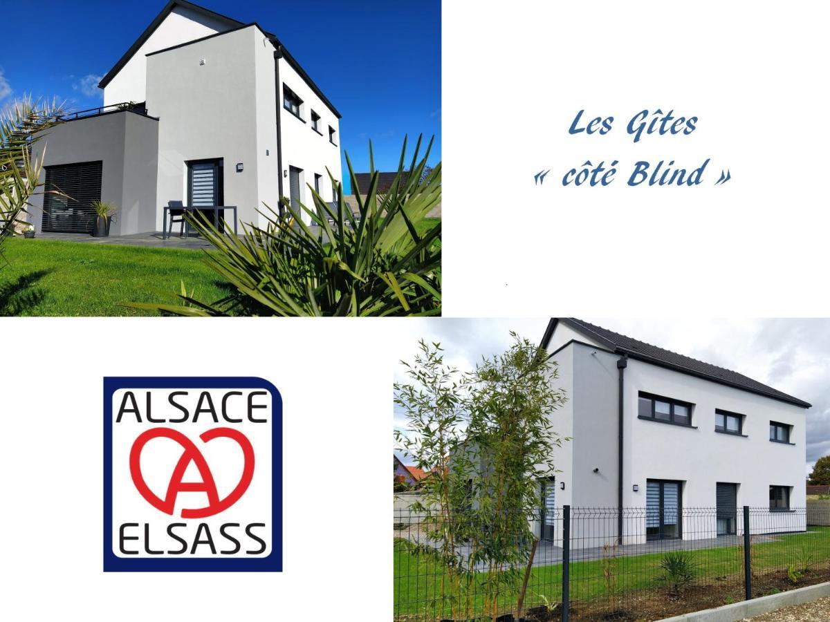 "Les Gites Cote Blind" Tout Confort Proche Colmar Bischwihr Exterior photo